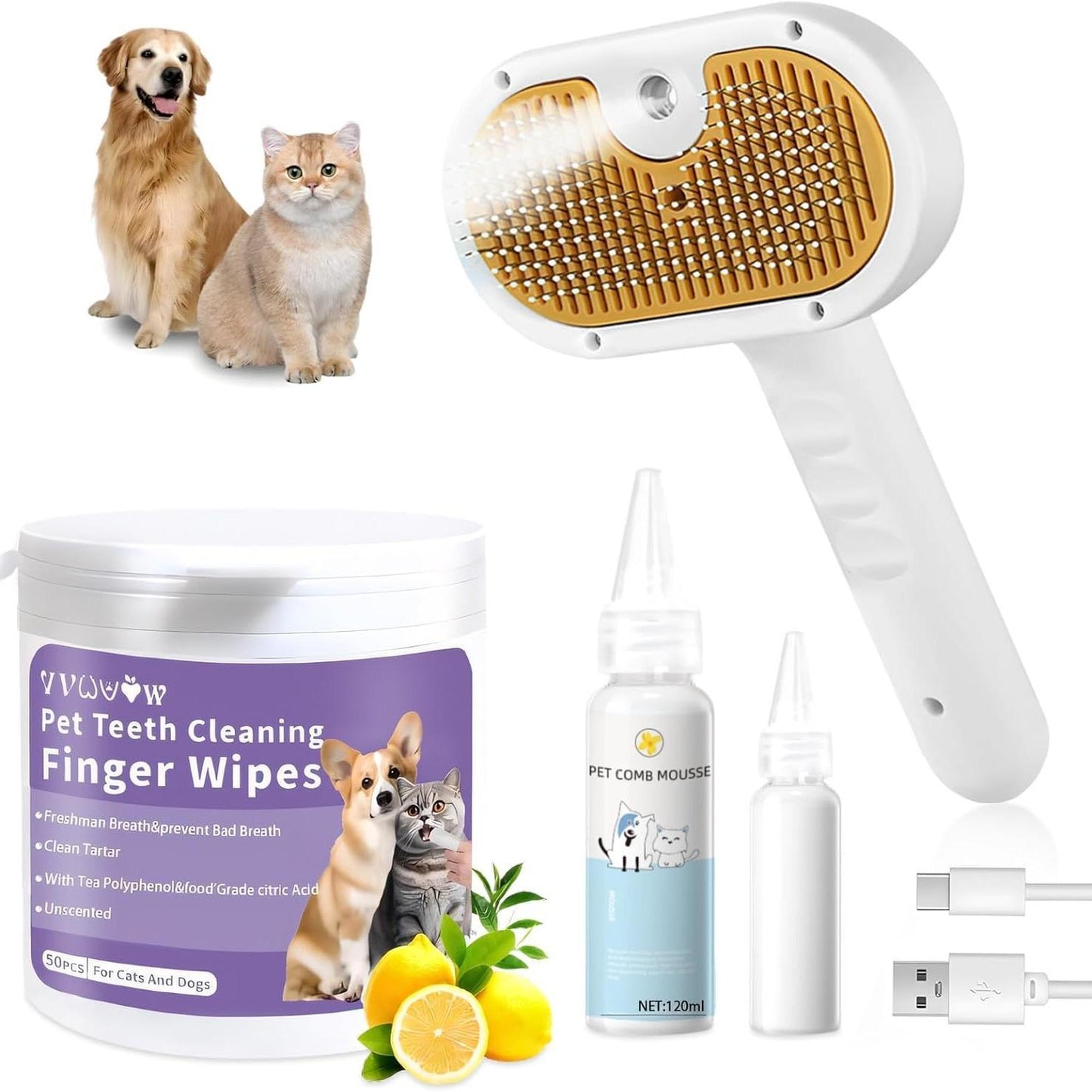Universal Pet Steam Brush