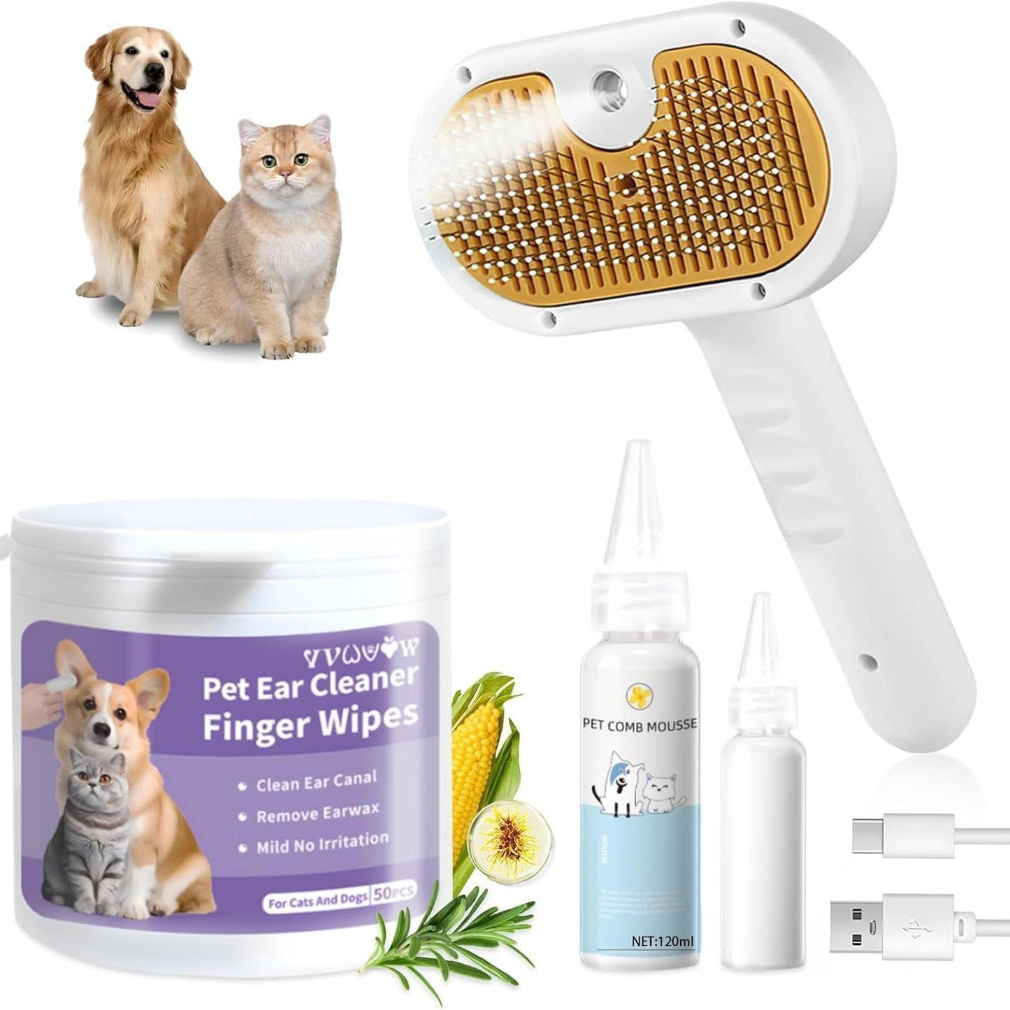 Universal Pet Steam Brush